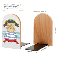 Charger l'image dans la galerie, Mettez de l'Ordre avec Style : Serre-Livres en Bois Personnalisés