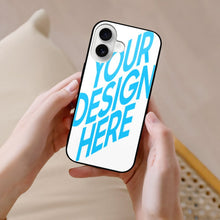 Charger l'image dans la galerie, Coque de téléphone en verre Apple iPhone 16 personnalisé avec photo texte prénom
