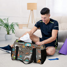 Charger l'image dans la galerie, Sac de Voyage Personnalisé en Sergé Technique avec Bandoulière Amovible