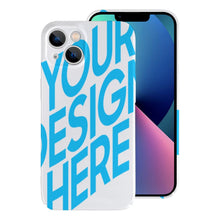 Charger l'image dans la galerie, Coque de téléphone portable en plastique PC iPhone 13 personnalisé avec photo texte prénom
