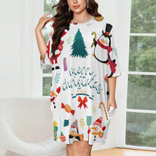 Charger l'image dans la galerie, Chemise de Nuit Grande Taille Femme Personnalisée | Soie de Glace