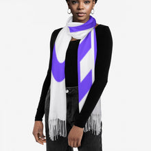 Charger l'image dans la galerie, Echarpe pompon pour femme grande taille 200cm 70cm x 10cm personnalisé avec photo texte prénom