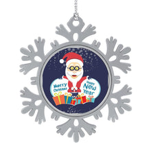 Charger l'image dans la galerie, Ornement Flocon en Métal Personnalisé | Le Bijou de Votre Sapin