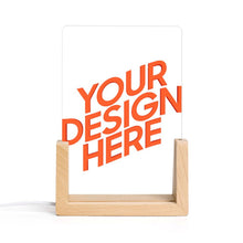 Charger l'image dans la galerie, Veilleuse en acrylique (base enfichable colorée) personnalisée avec prénom motif texte