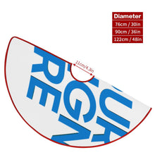 Charger l'image dans la galerie, Jupe de sapin de Noël Couverture de sapin de Noël (bordure rouge) (même image des deux côtés) personnalisé avec photo texte prénom