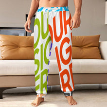 Charger l'image dans la galerie, Pantalon de survêtement élastique pour homme avec poches LM132 tailles S-4XL personnalisée avec prénom motif texte (conception multi-images)