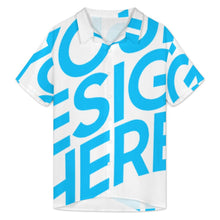 Charger l'image dans la galerie, Chemises à manches courtes pour hommes sans poches DCS07 personnalisé avec photo texte prénom (conception une image)