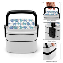 Charger l'image dans la galerie, Bento Box Double Étage Personnalisée | Lunch Box 1000ml & Poignée