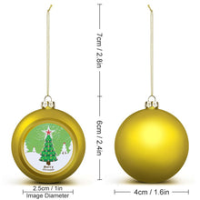 Charger l'image dans la galerie, Petite Boule de Noël Personnalisée | Créez Votre Souvenir Unique
