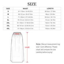 Charger l'image dans la galerie, Jupe Longue Femme Taille Haute Élastique en Soie de Lait avec Imprimé Personnalisé