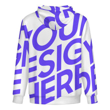 Charger l'image dans la galerie, Sweat-shirt à capuche zippé pour adolescent LM516 personnalisé avec photo texte prénom (conception une image)