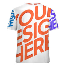 Charger l'image dans la galerie, Tee NT unisexe col rond coupe régulière à manches courtes personnalisée avec prénom motif texte (conception multi-images)