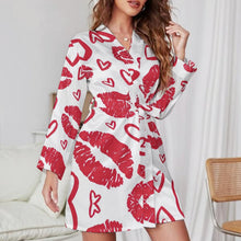 Charger l'image dans la galerie, Peignoir Kimono Satiné Personnalisé | Robe de Chambre Mariée & Spa