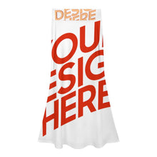 Charger l'image dans la galerie, Jupe queue de poisson taille haute femme GM personnalisée avec prénom motif texte (conception multi-images)