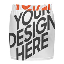 Charger l'image dans la galerie, Mini-jupe femme LM243 personnalisée avec prénom motif texte (conception multi-images)