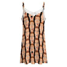 Charger l'image dans la galerie, Peignoir Court Personnalisé Femme | Robe de Chambre Dentelle