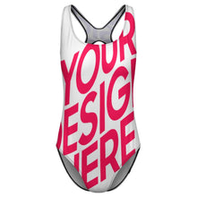 Charger l'image dans la galerie, Nouvelle 2024 maillot de bain une pièce pour femmes SDS2011 personnalisée avec prénom motif texte (conception multi-images)