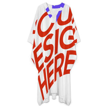 Charger l'image dans la galerie, Peignoir homme col V manches papillon YKL01 personnalisée avec prénom motif texte (conception multi-images)