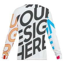 Charger l'image dans la galerie, T-shirt homme en soie glacée à séchage rapide avec col en V irrégulier MWL698 personnalisée avec prénom motif texte (conception multi-images)