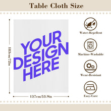 Charger l'image dans la galerie, Nappe rectangulaire Oxford JJ05191113 personnalisée avec prénom motif texte