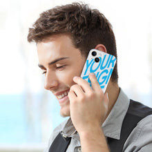 Charger l'image dans la galerie, Coque de protection en plastique PC pour iPhone 15 personnalisée avec prénom motif texte