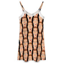 Charger l'image dans la galerie, Peignoir Court Personnalisé Femme | Robe de Chambre Dentelle