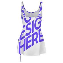 Charger l'image dans la galerie, Jupe courte caraco LM466 pour femme personnalisée avec prénom motif texte