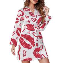 Charger l'image dans la galerie, Peignoir Kimono Satiné Personnalisé | Robe de Chambre Mariée & Spa