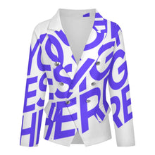 Charger l'image dans la galerie, Haut de tailleur décontracté pour femme Z33W personnalisé avec photo texte prénom (conception une image)