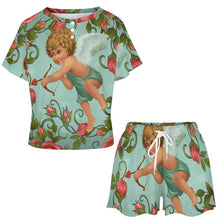 Charger l'image dans la galerie, Ensemble Pyjama Personnalisé Femme Anti-UV | Tissu Soie Glacée