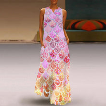 Charger l'image dans la galerie, Robe Longue Sans Manches Femme : Maxi Dress Coupe Colonne