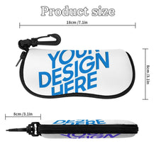Charger l'image dans la galerie, Étui de rangement horizontal pour lunettes personnalisée avec prénom motif texte