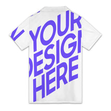 Charger l'image dans la galerie, Polos à manches courtes pour hommes TXLD personnalisé avec photo texte prénom (conception une image)