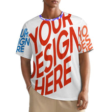 Charger l'image dans la galerie, T-shirt unisexe à col rond côtelé NT T-shirt ajusté à manches courtes personnalisée avec prénom motif texte (conception multi-images)