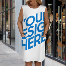 Charger l'image dans la galerie, Robe femme à poches gilet LM456 personnalisé avec photo texte prénom (conception une image)