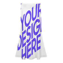 Charger l'image dans la galerie, Jupe queue de poisson taille haute pour femme GM personnalisé avec photo texte prénom