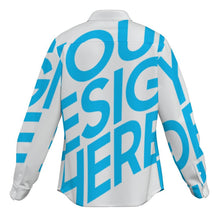Charger l'image dans la galerie, Chemise à manches longues pour homme MWXU105 personnalisée avec motif photo texte (conception une image)