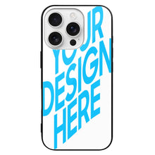 Charger l'image dans la galerie, Coque de téléphone en verre Apple iPhone 16 personnalisé avec photo texte prénom