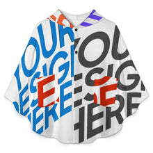 Charger l'image dans la galerie, Couverture à capuche pour enfants RTDP09 personnalisée avec prénom motif texte (conception multi-images)