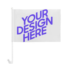 Charger l'image dans la galerie, Drapeau de voiture personnalisé avec photo texte prénom