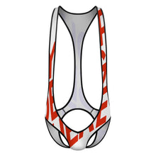 Charger l'image dans la galerie, Sous-vêtement sexy une pièce pour homme SDSQQ001 personnalisée avec prénom motif texte (conception multi-images)