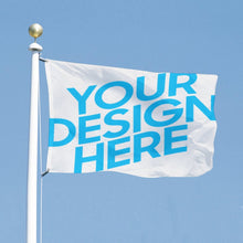 Charger l'image dans la galerie, Drapeau à deux trous personnalisé avec photo texte prénom