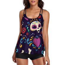 Charger l'image dans la galerie, Maillot de Bain Jupe 2 Pièces Personnalisable | Style Été Unique | Confort & Maintien