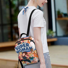 Charger l'image dans la galerie, Mini Sac à Dos Femme Personnalisé en Toile Oxford Déperlante