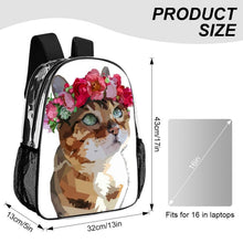 Charger l'image dans la galerie, Grand Sac à Dos Transparent Personnalisé en PVC Robuste