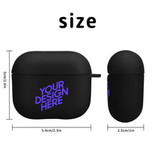 Charger l'image dans la galerie, Étui pour écouteurs Bluetooth Apple AirPods (3e génération) Housse de protection personnalisé avec photo texte prénom