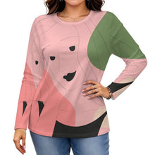 Charger l'image dans la galerie, T-shirt manches longues personnalisable col rond femme