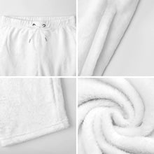 Charger l'image dans la galerie, Pantalon de pyjama ample en peluche pour femme LM072 personnalisée avec prénom motif texte (conception multi-images)