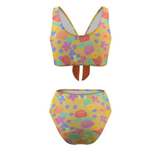 Charger l'image dans la galerie, Bikini Taille Haute Vintage | Maillot Nœud Avant & Ventre Plat