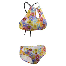 Charger l'image dans la galerie, Bikini Personnalisable à Nouer | Style Été Unique | Haut Halter & Bas Triangle